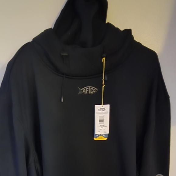 NWT Big Man AFTCO "REAPER," FISHERMAN HOODIE - Picture 7 of 12